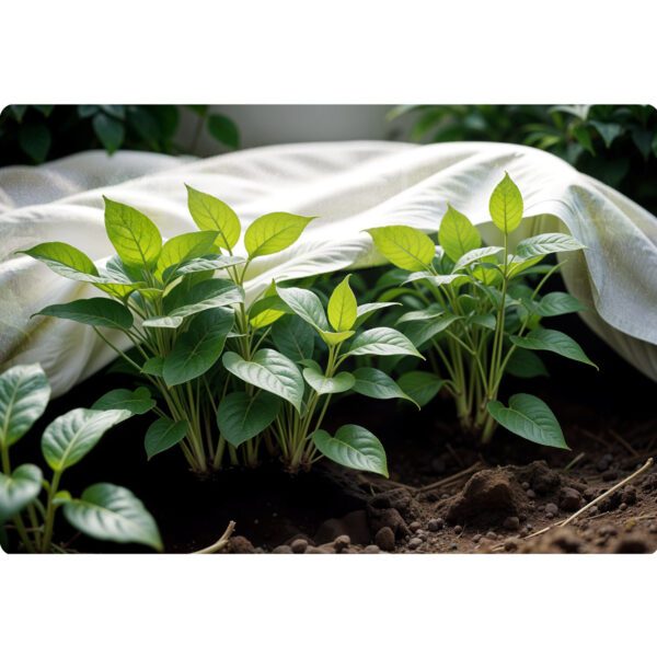 „Plonos“ agrotekstilės danga 1000 cm x 160 cm – balta