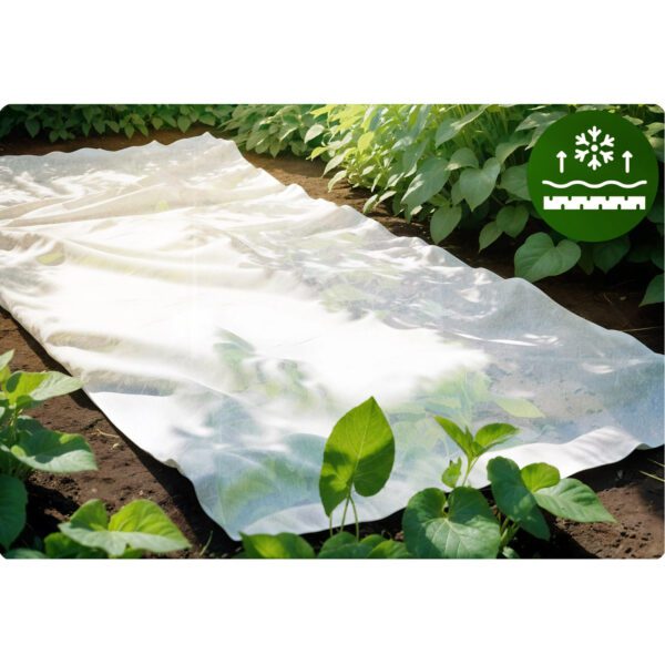 „Plonos“ agrotekstilės danga 2000 cm x 160 cm – balta