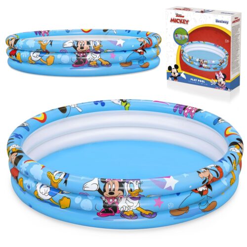 Basen dmuchany Mickey i Przyjaciele 122 x 25 cm Bestway 91007 Pripučiamas baseinas „Mickey and Friends“, 122 x 25 cm, „Bestway 91007“