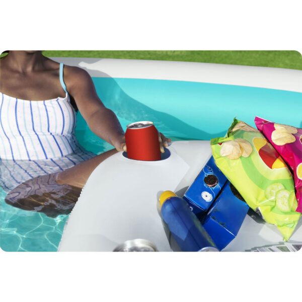 Pripučiamas baseinas „Sippin' Summer“, 218 x 218 x 48 cm, „Bestway 54446“