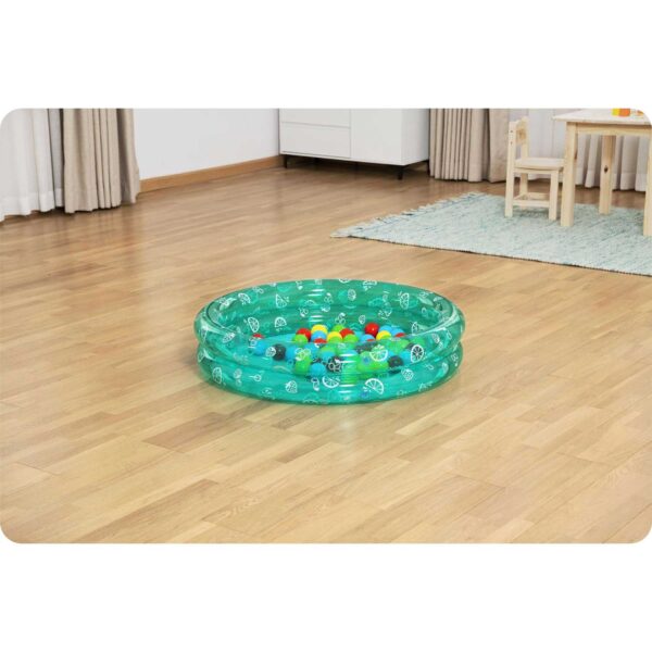 Pripučiamas baseinas vaikams su kamuoliukais 91x20cm Bestway 51141