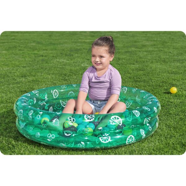 Pripučiamas baseinas vaikams su kamuoliukais 91x20cm Bestway 51141