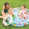 Pripučiamas baseino žiedas ir kamuoliukų rinkinys 122 x 25 cm INTEX 59460