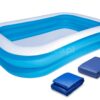 Pripučiamas šeimos baseinas 262 x 175 x 51 cm 3 viename „Bestway 54006“