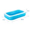 Pripučiamas šeimos baseinas 262 x 175 x 51 cm Bestway 54006