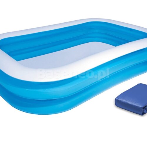 Pripučiamas šeimos baseinas 262 x 175 x 51 cm Bestway 54006 + uždangalas