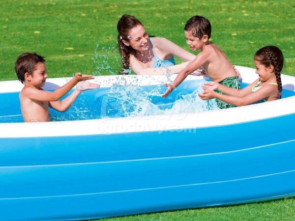 Pripučiamas šeimos baseinas 305 x 183 x 56 cm 2 viename „Bestway 54009“