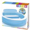 Pripučiamas baseinas su suoliuku 229 x 218 x 79 cm INTEX 57190