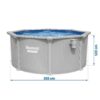 Ištisus metus veikiantis sodo baseino panelis 305 x 122 cm 13 viename Bestawy 56566