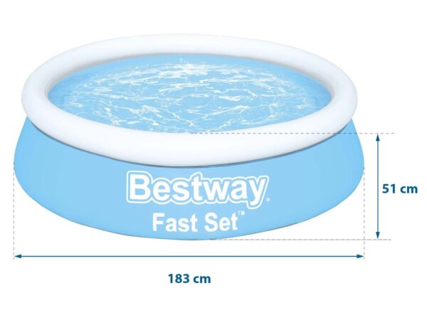 „Bestway 57392“ 183 x 51 cm sodo išplėtimo baseinas