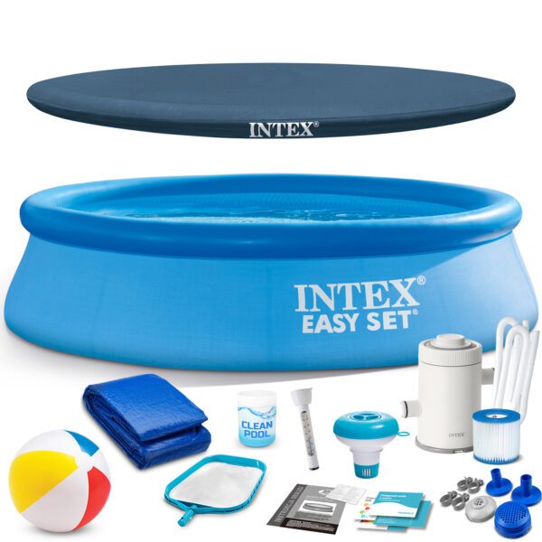 Basen ogrodowy rozporowy 244 x 61 cm 18w1 INTEX 28108 Sodo išplėtimo baseinas 244 x 61 cm 18 viename INTEX 28108