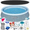 Basen ogrodowy rozporowy 457 x 107 cm 18w1 Bestway 57372 Sodo išplėtimo baseinas 457 x 107 cm 18 viename „Bestway 57372“