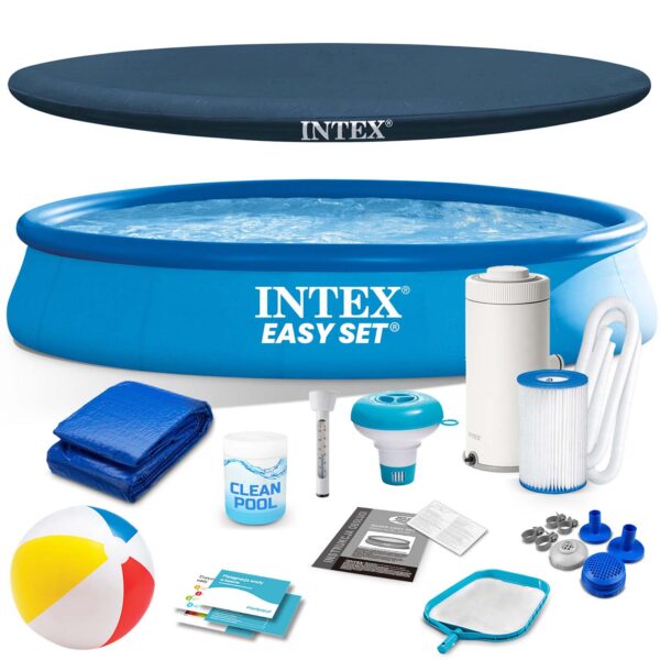 Sodo išplėtimo baseinas 457 x 84 cm 15 viename INTEX 28158
