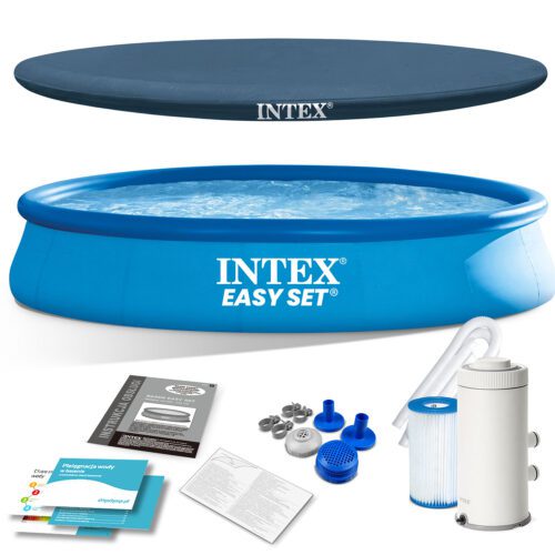 Sodo išplėtimo baseinas 457 x 84 cm 4 viename INTEX 28158