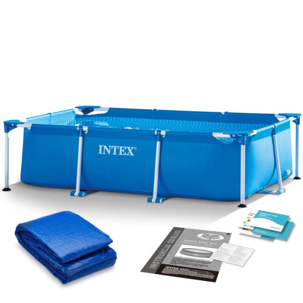 Karkasinis sodo baseinas 220 x 150 x 60 cm 2 viename INTEX 28270