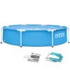 Karkasinis sodo baseinas 244 x 51 cm 5 viename INTEX 28205