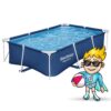Karkasinis sodo baseinas 259x170x61 cm, 15 viename, „Bestway 56403N“