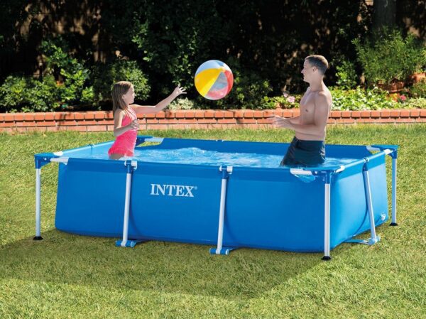Karkasinis sodo baseinas 260 x 160 x 65 cm 2 viename INTEX 28271