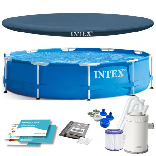 Karkasinis sodo baseinas 305 x 76 cm 10 viename INTEX 28202