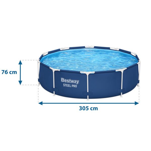 Karkasinis sodo baseinas 305 x 76 cm 16 viename „Bestway 56679“