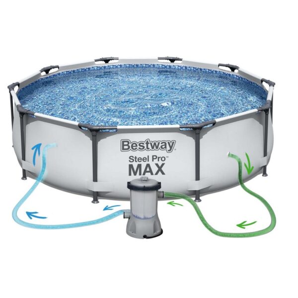 Karkasinis sodo baseinas 305 x 76 cm 17 viename „Bestway 56406“