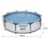 Karkasinis sodo baseinas 305 x 76 cm 17 viename „Bestway 56406“