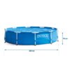 Karkasinis sodo baseinas 305 x 76 cm 6 viename INTEX 28200