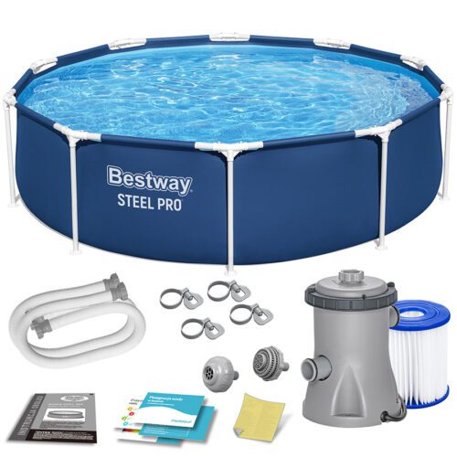Karkasinis sodo baseinas 305 x 76 cm 8 viename „Bestway 56679“
