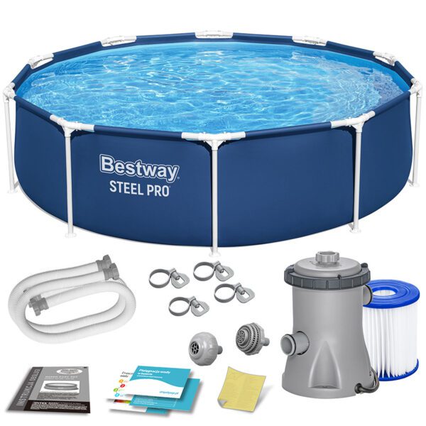Karkasinis sodo baseinas 305 x 76 cm 8 viename „Bestway 56679“
