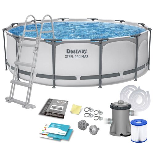 Karkasinis sodo baseinas 366 x 100 cm 10 viename „Bestway 56418“
