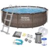 Basen ogrodowy stelażowy 366 x 100 cm 10w1 Bestway 56709 Karkasinis sodo baseinas 366 x 100 cm 10 viename „Bestway 56709“