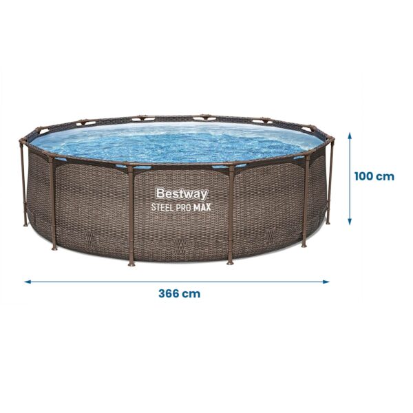 Basen-ogrodowy-stelazowy-366-x-100-cm-10w1-Bestway-56709-Baseny-gt-Baseny-stelazowe-5 Karkasinis sodo baseinas 366 x 100 cm 10 viename „Bestway 56709“