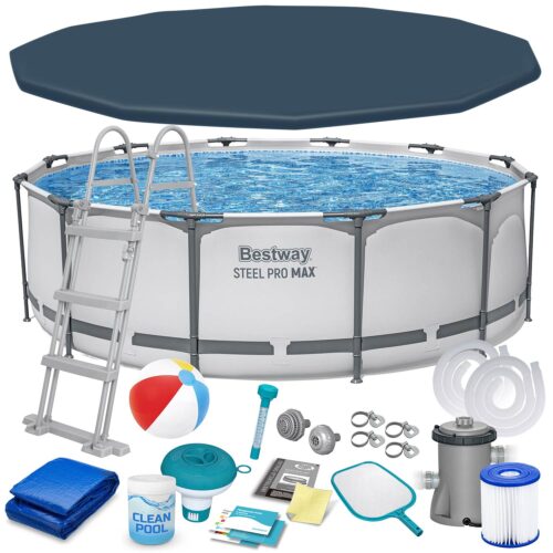 Karkasinis sodo baseinas 366 x 100 cm 17 viename „Bestway 56418“