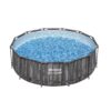 Karkasinis sodo baseinas 366 x 100 cm 18 viename „Bestway 5614X“ + burbulų aparatas NEMOKAMAI