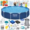 Karkasinis sodo baseinas 366 x 76 cm 16 viename „Bestway 56681“