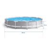 Karkasinis sodo baseinas 366 x 76 cm 16 viename INTEX 26712