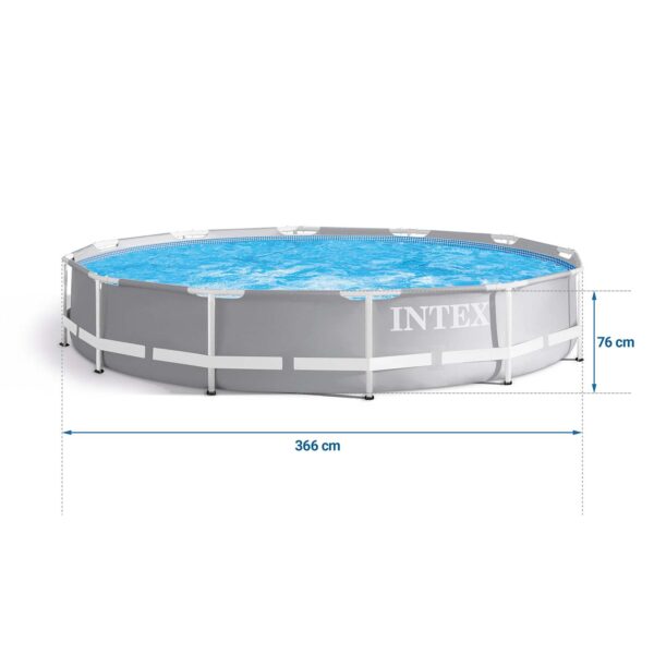 Karkasinis sodo baseinas 366 x 76 cm 16 viename INTEX 26712