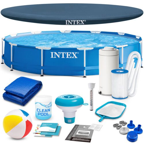 Karkasinis sodo baseinas 366 x 76 cm 16 viename INTEX 28212