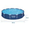 Karkasinis sodo baseinas 366 x 76 cm Bestway 56706