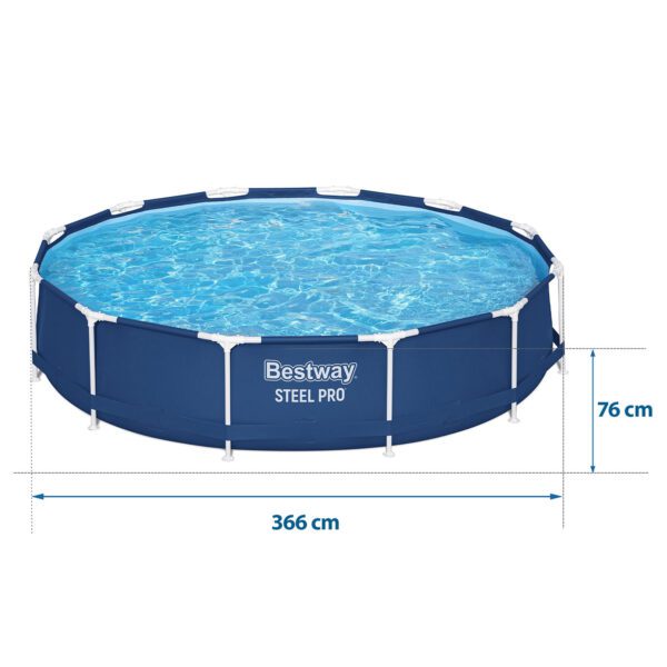 Karkasinis sodo baseinas 366 x 76 cm Bestway 56706