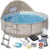 Basen ogrodowy stelażowy 396 x 107 cm 11w1 Bestway 561FY Karkasinis sodo baseinas 396 x 107 cm 11 viename „Bestway 561FY“