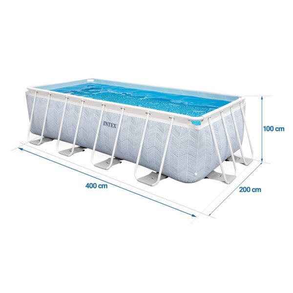Karkasinis sodo baseinas 400 x 200 x 100 cm 4 viename INTEX 26780