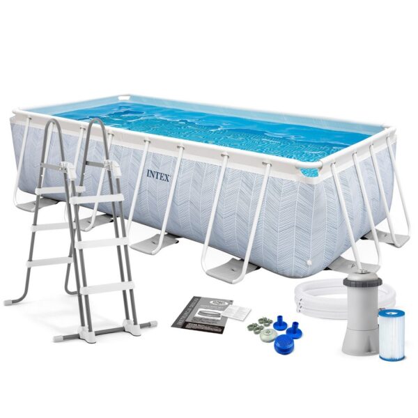 Karkasinis sodo baseinas 400 x 200 x 100 cm 4 viename INTEX 26780
