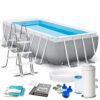 Karkasinis sodo baseinas 400 x 200 x 100 cm 4 viename INTEX 26788