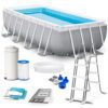 Karkasinis sodo baseinas 400 x 200 x 122 cm 10 viename INTEX 26790