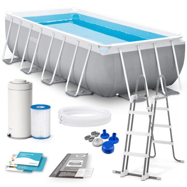 Karkasinis sodo baseinas 400 x 200 x 122 cm 10 viename INTEX 26790