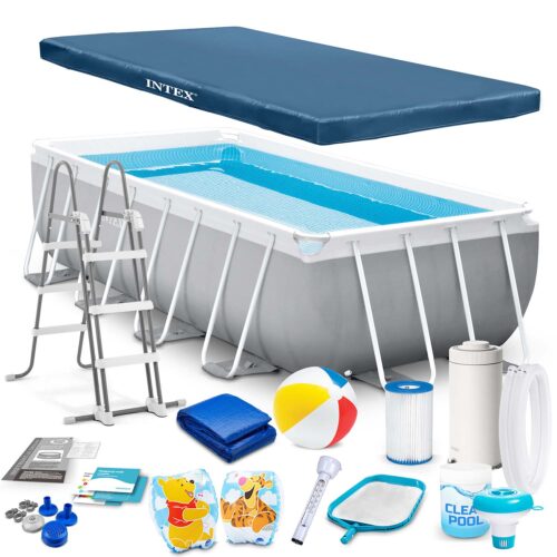 Basen ogrodowy stelażowy 400 x 200 x 122 cm 18w1 INTEX 26790 Karkasinis sodo baseinas 400 x 200 x 122 cm 18 viename INTEX 26790