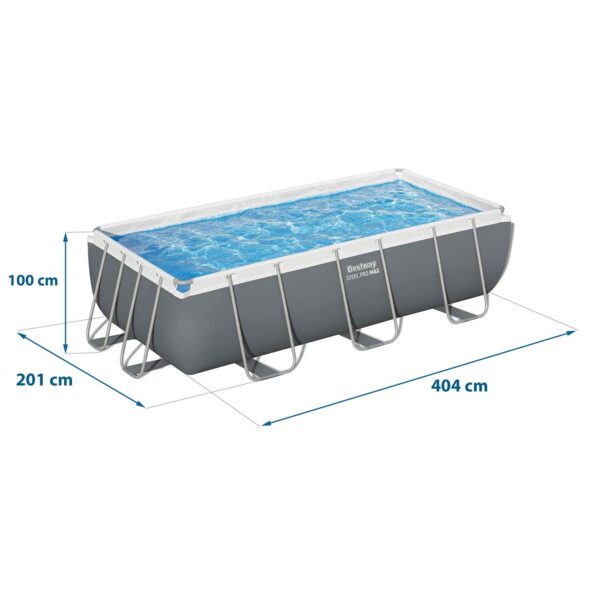 Karkasinis sodo baseinas 404 x 201 x 100 cm 10 in 1 56442 Bestway