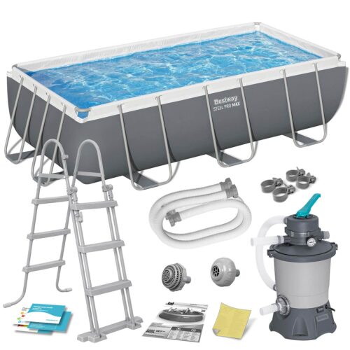 Karkasinis sodo baseinas 404 x 201 x 100 cm 10 in 1 56442 Bestway