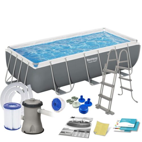 Karkasinis sodo baseinas 404 x 201 x 100 cm 11 viename Bestway 56441